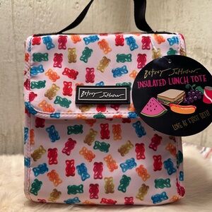 Rare Betsey Johnson Multicolor Gummy Bear LunchTote